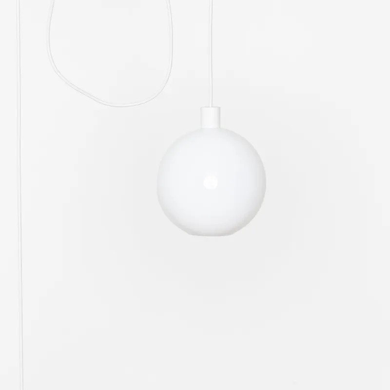 AiO Outdoor Pendant with 10" Acrylic Globe — Color Cord Company LED Pendant Lights  