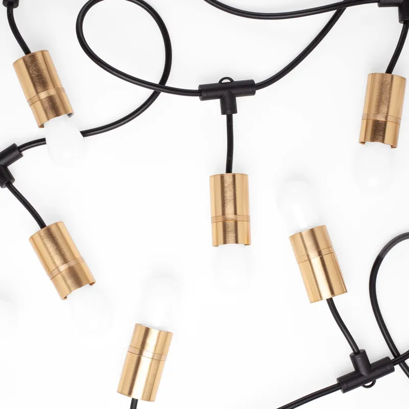 AiO Outdoor String Light — Color Cord Company LED Bollards & Pathway Lights  