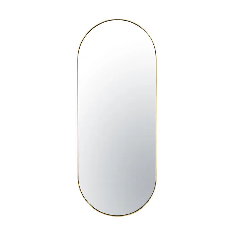 Capsule 24x60 Mirror - Gold — Varaluz Lighting LED Wall Lights  