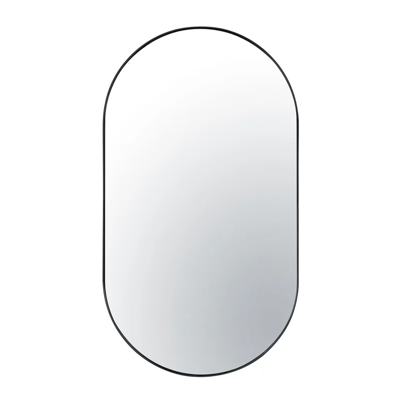 Capsule 22x40 Mirror - Black — Varaluz Lighting LED Wall Lights  