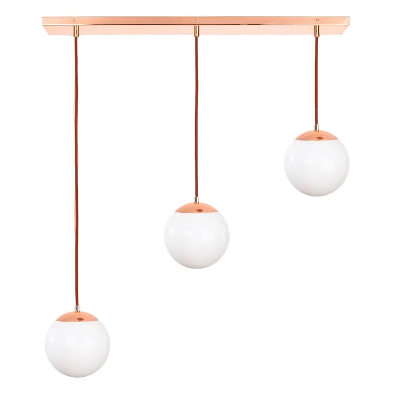 Customize: Multi-Port Mod Globe Pendant Chandelier — Color Cord Company LED Pendant Lights  