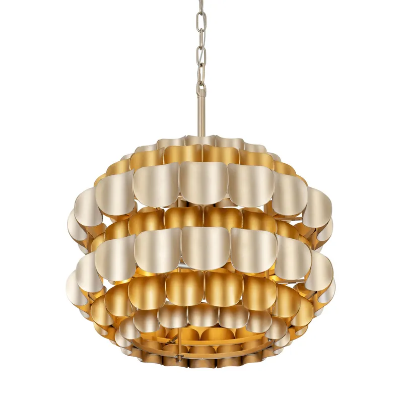 Swoon 3 Light Pendant - Antique Gold/Gold Dust — Varaluz Lighting LED Landscape Lights  