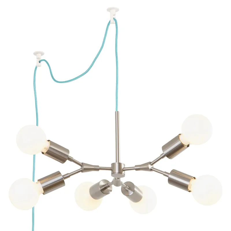 Customize: Widget Trio Plug-In Pendant — Color Cord Company LED Pendant Lights  