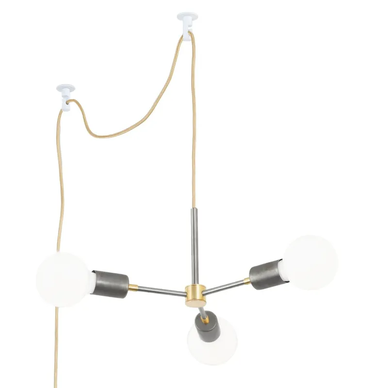 Customize: Trio Plug-In Pendant — Color Cord Company LED Pendant Lights  