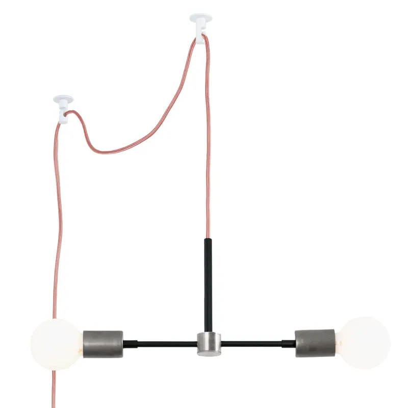 Customize: Plug-In Duo Pendant — Color Cord Company LED Pendant Lights  