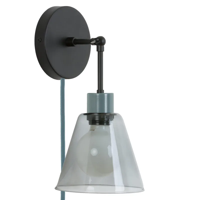 Customize: Plug-In Hinge Solo Sconce — Color Cord Company LED Wall Lights  