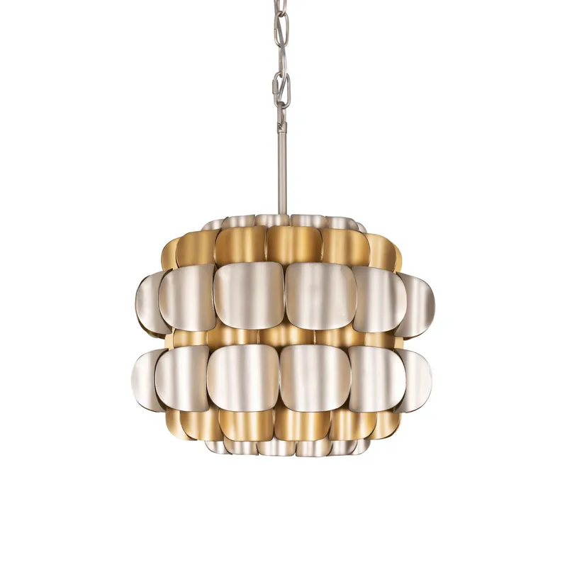Swoon 1 Light Pendant - Antique Gold/Gold Dust — Varaluz Lighting LED Landscape Lights  