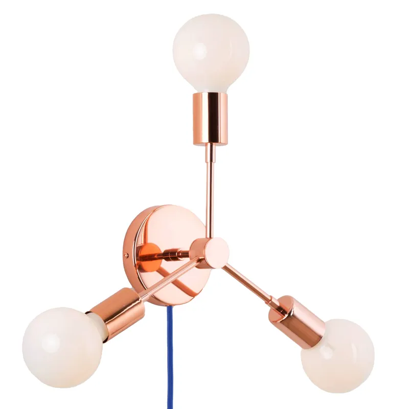 Customize: Trio Flush Mount — Color Cord Company LED Wall Lights  