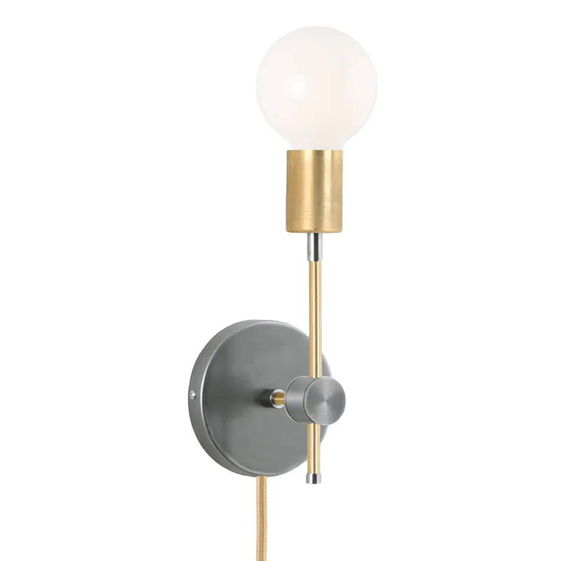 Customize: Solo Plug-In Sconce — Color Cord Company LED Wall Lights  