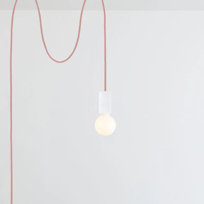 AiO White Chroma Plug-In Cord Set — Color Cord Company LED Pendant Lights  