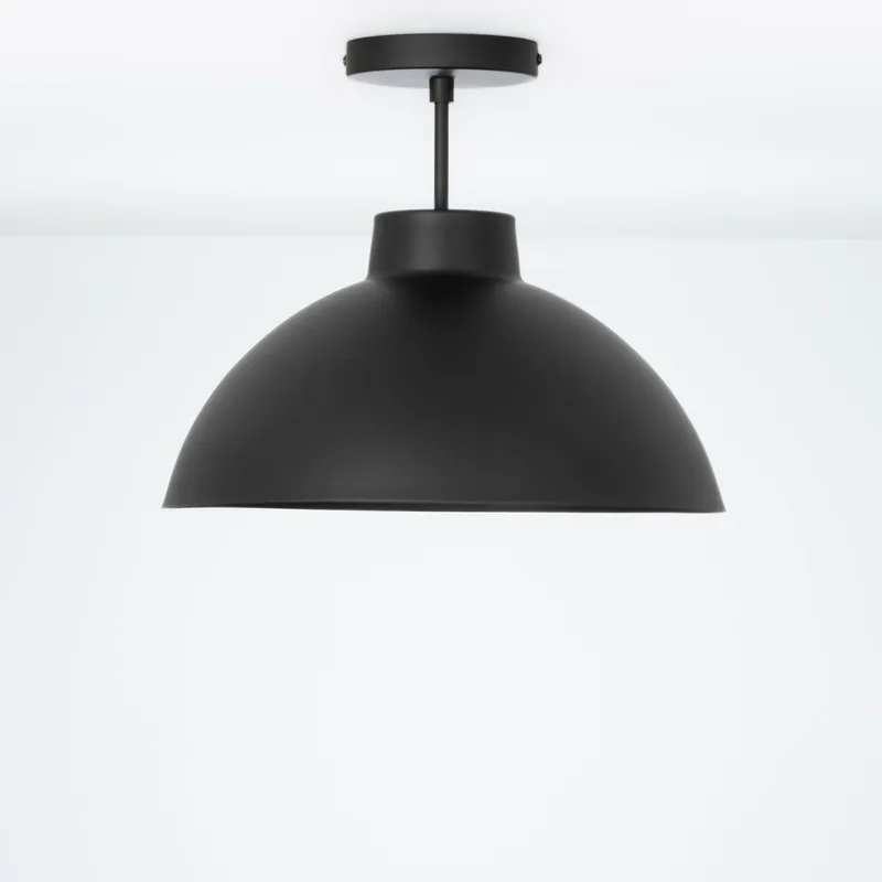 Post Urban Dome Flush Mount Pendant — Color Cord Company LED Pendant Lights  