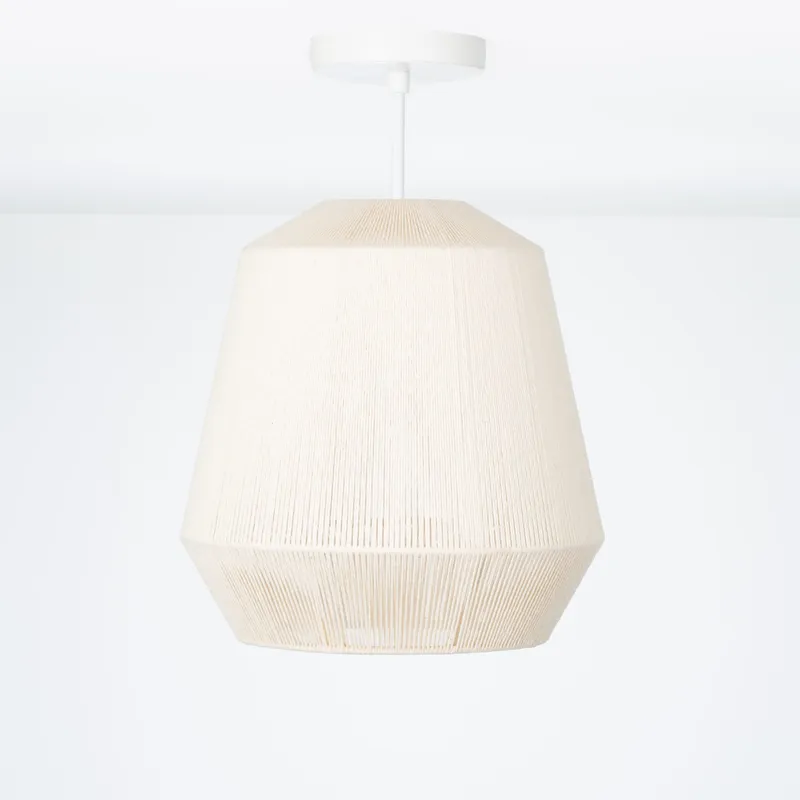 Post Vessel String Shade Flush Mount Pendant — Color Cord Company LED Pendant Lights  