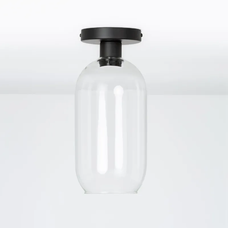 Glass Pill Button Flush Mount — Color Cord Company LED Ceiling Lights  