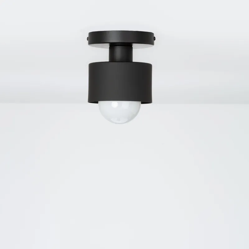 Puck Shade Button Flush Mount — Color Cord Company LED Wall Lights  