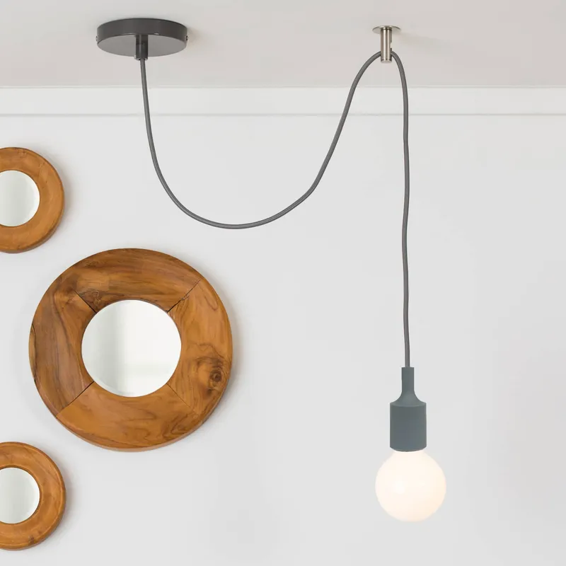 Silicone Pendant Light - Customizer Base — Color Cord Company LED Pendant Lights  