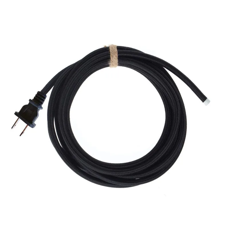 2-Prong Power Cord Whip - 16 Foot — Color Cord Company LED General Lighting  