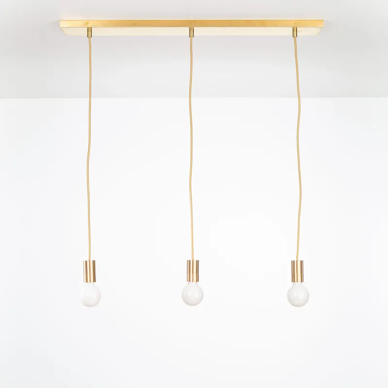 AiO (All-in-One) Line Shade-Ready Chandelier — Color Cord Company LED Pendant Lights  