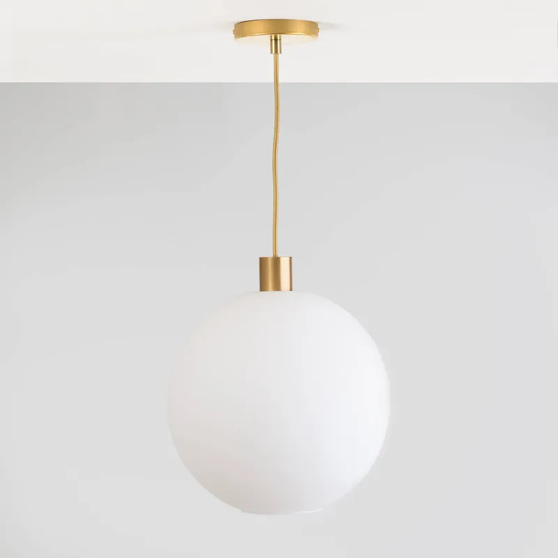 AiO 12in Globe Ceiling Pendant — Color Cord Company LED Pendant Lights  