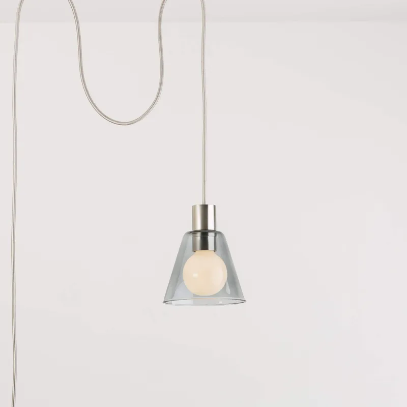 AiO 6in Cone Plug-In Pendant — Color Cord Company LED Pendant Lights  