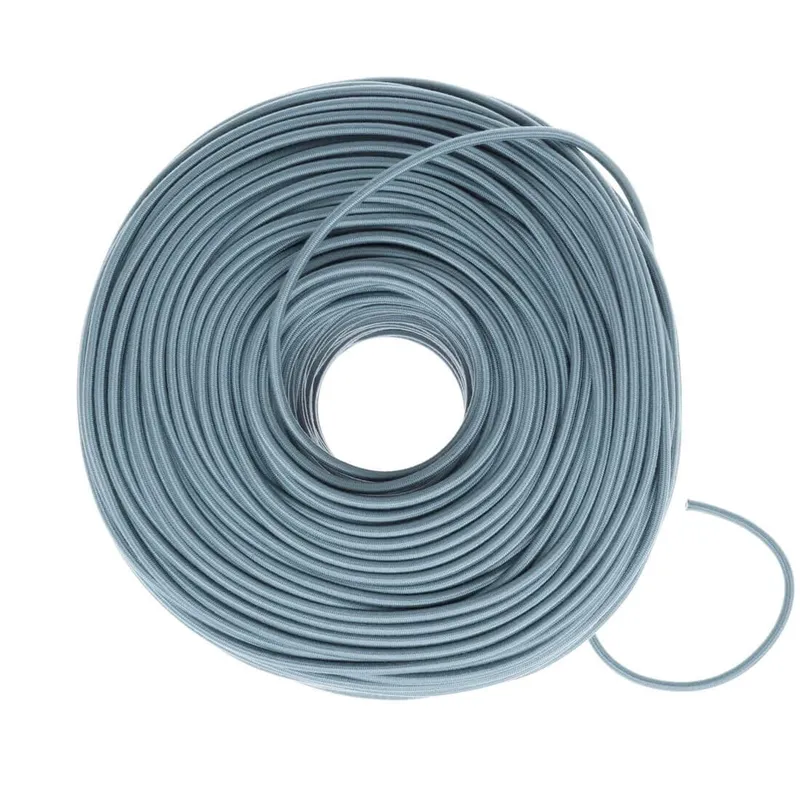 DIY Fabric Wire by the Foot - Slate (Cotton Blend) — Color Cord Company LED General Lighting  