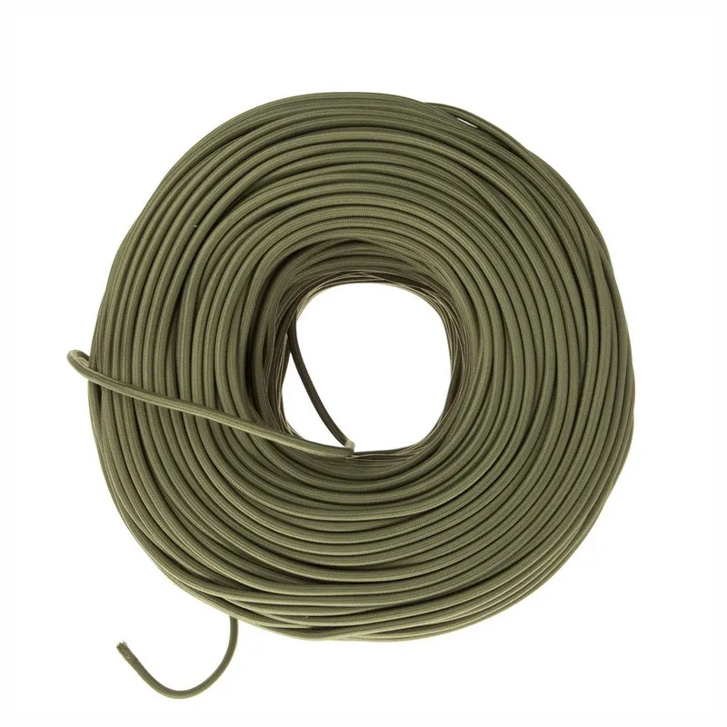 DIY Fabric Wire by the Foot - Olive — Color Cord Company LED General Lighting  