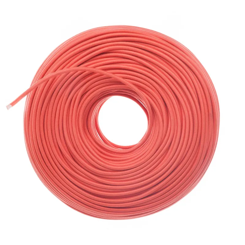 DIY Fabric Wire by the Foot - Coral (Cotton Blend) — Color Cord Company LED General Lighting  