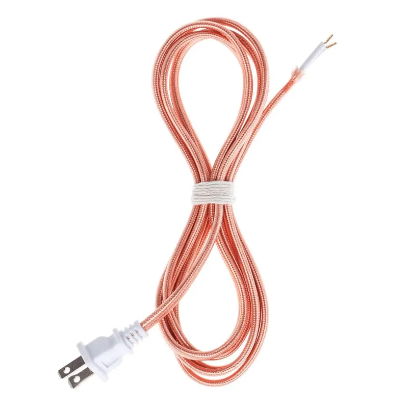 Lamp Power Cord Whip - Flat SPT — Color Cord Company LED General Lighting  