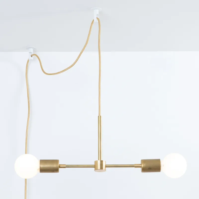 Plug-In Duo Pendant — Color Cord Company LED Pendant Lights  