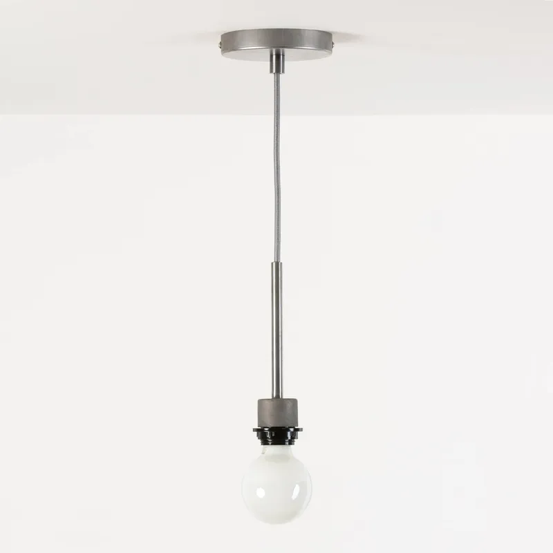 Shade Ready Pendulum Pendant — Color Cord Company LED Pendant Lights  
