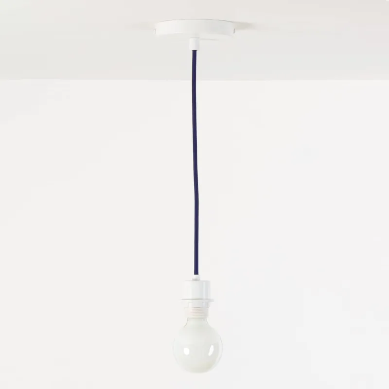 Flat Top Shade Ready Pendant — Color Cord Company LED Pendant Lights  