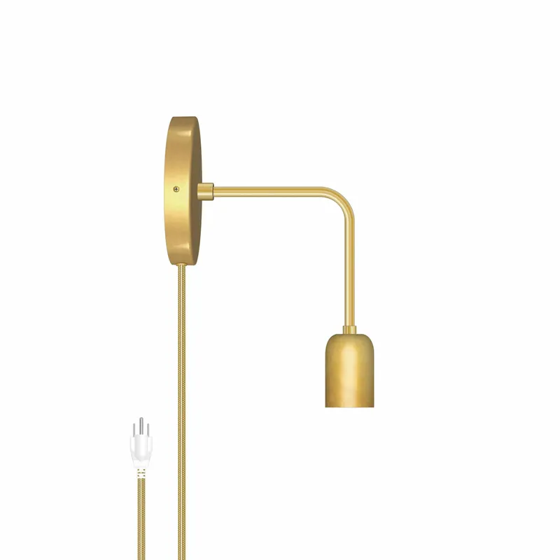 Bend Solo Plug-In Sconce — Color Cord Company LED Wall Lights  