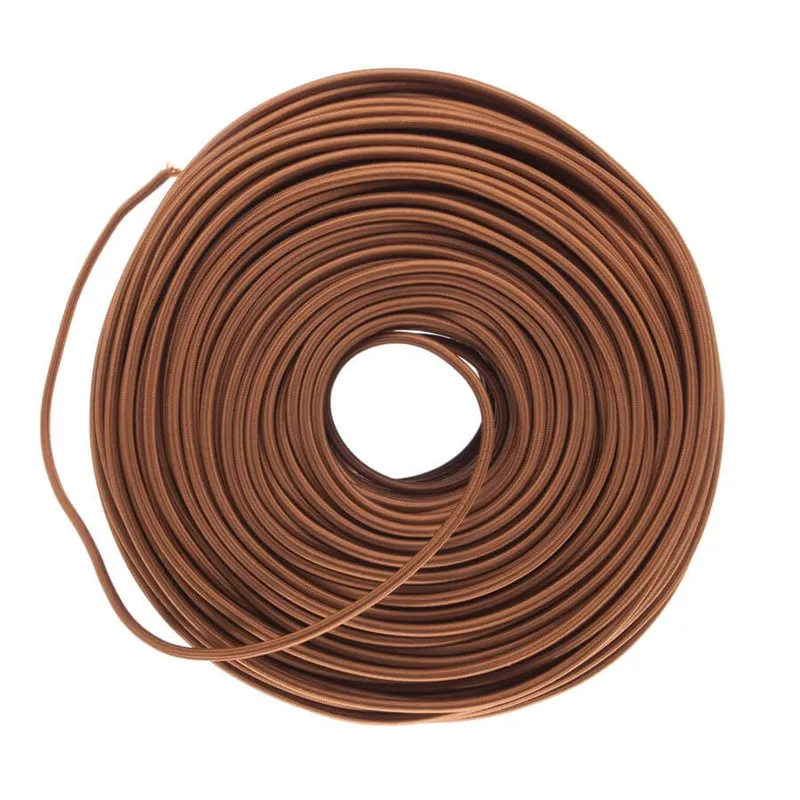 DIY Fabric Wire by the Foot - Sable — Color Cord Company LED General Lighting  