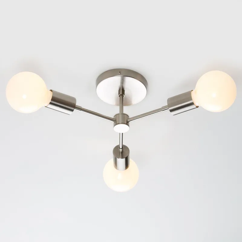 Trio Flush Mount — Color Cord Company LED Wall Lights  