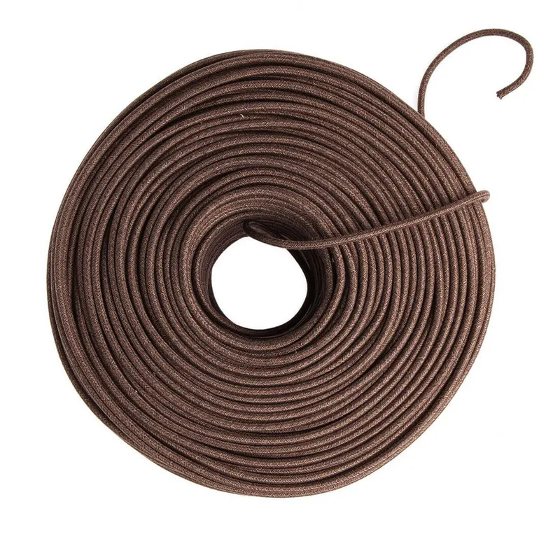 DIY Fabric Wire by the Foot - Stout Mini Tweed (Cotton Blend) — Color Cord Company LED General Lighting  