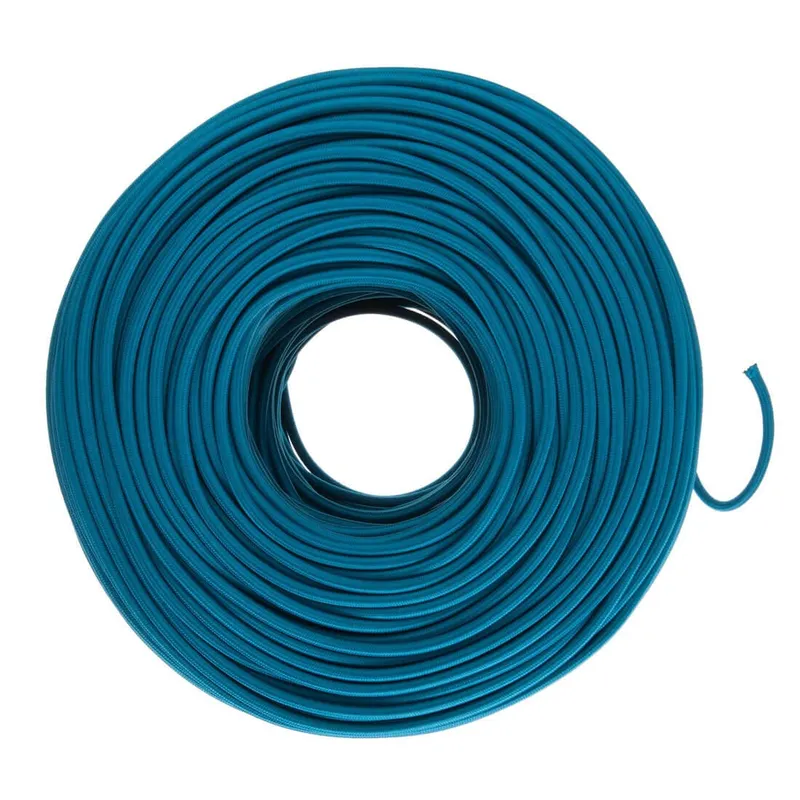 DIY Fabric Wire by the Foot - Aegean — Color Cord Company LED General Lighting  