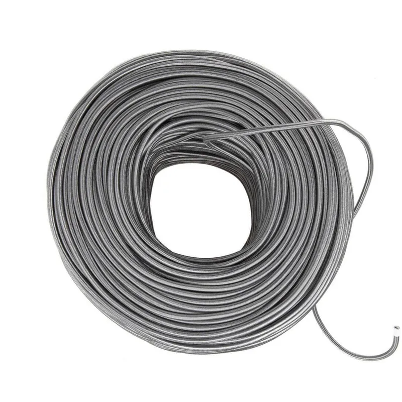 DIY Fabric Wire by the Foot - Gunmetal — Color Cord Company LED General Lighting  