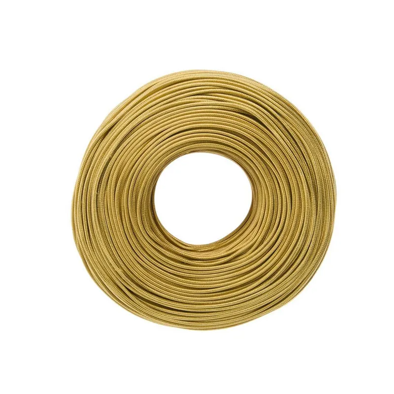 DIY Flat Parallel Wire SPT-1 - Brass — Color Cord Company LED General Lighting  