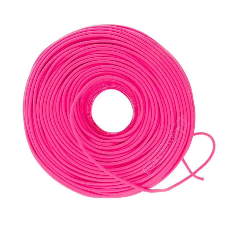 DIY Fabric Wire by the Foot - Neon Pink — Color Cord Company LED General Lighting  