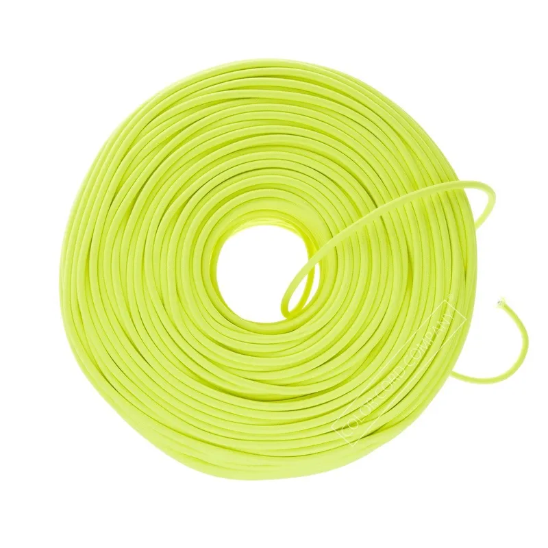 DIY Fabric Wire by the Foot - Neon Yellow — Color Cord Company LED General Lighting  