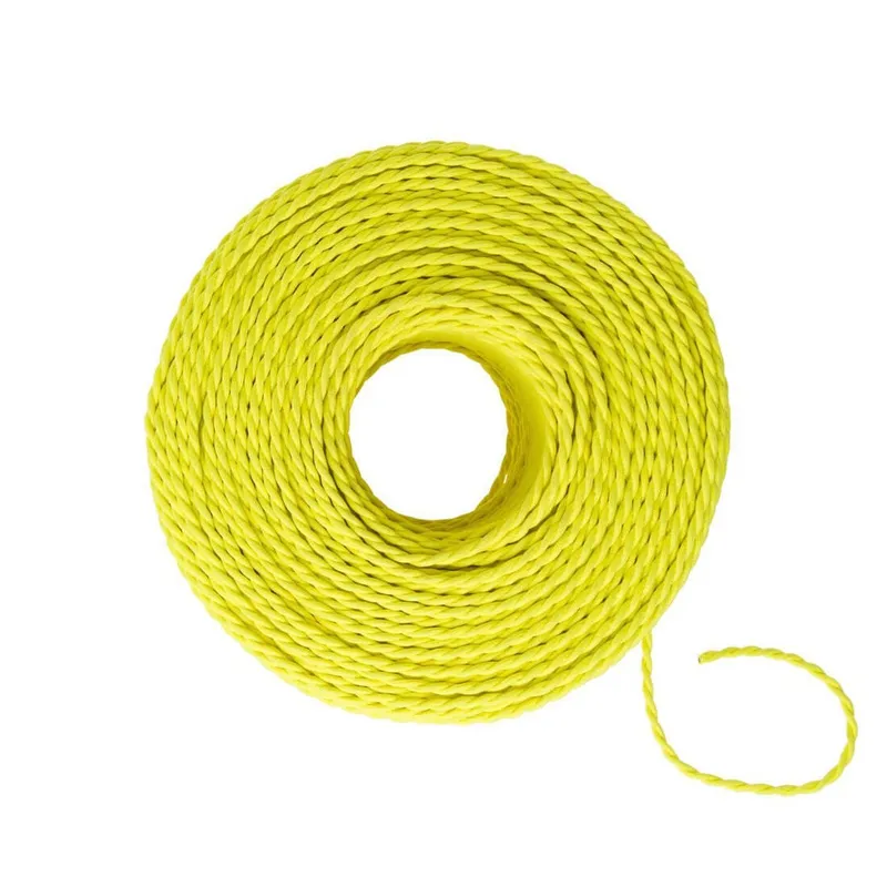 DIY Twisted Pair Wire by the Foot - Citrus Yellow — Color Cord Company LED General Lighting  