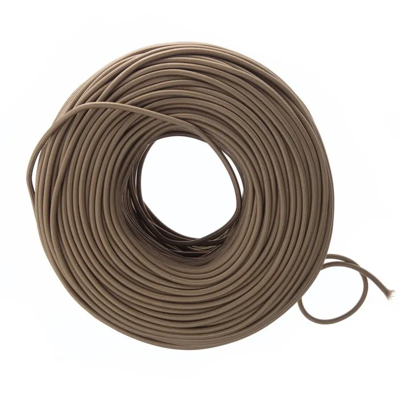 DIY Fabric Wire by the Foot - Flax — Color Cord Company LED General Lighting  