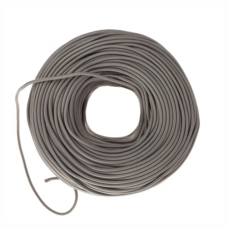 DIY Fabric Wire by the Foot - Gray — Color Cord Company LED General Lighting  