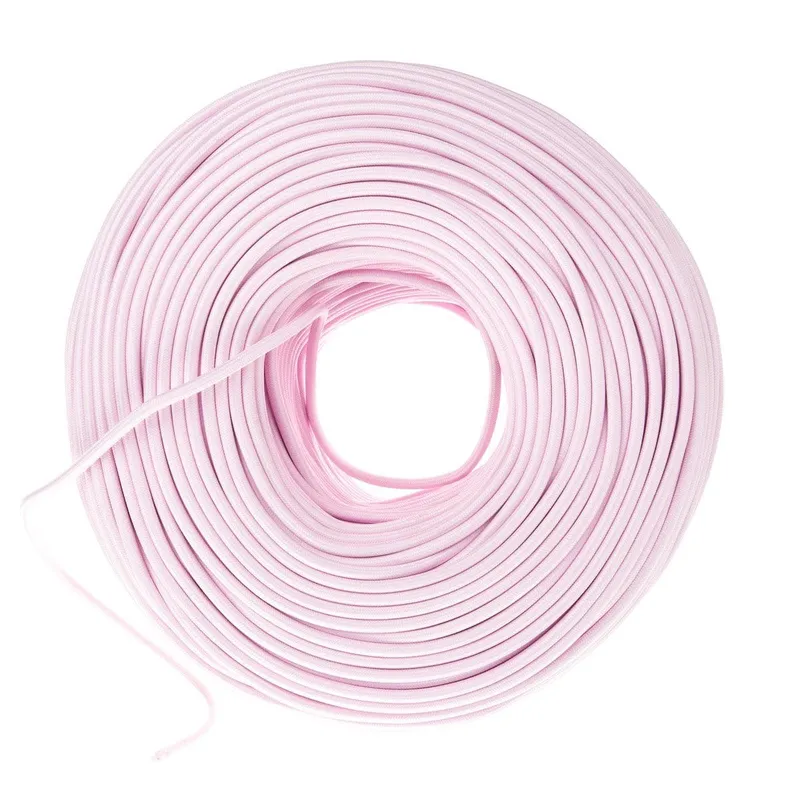 DIY Fabric Wire by the Foot - Blush — Color Cord Company LED General Lighting  