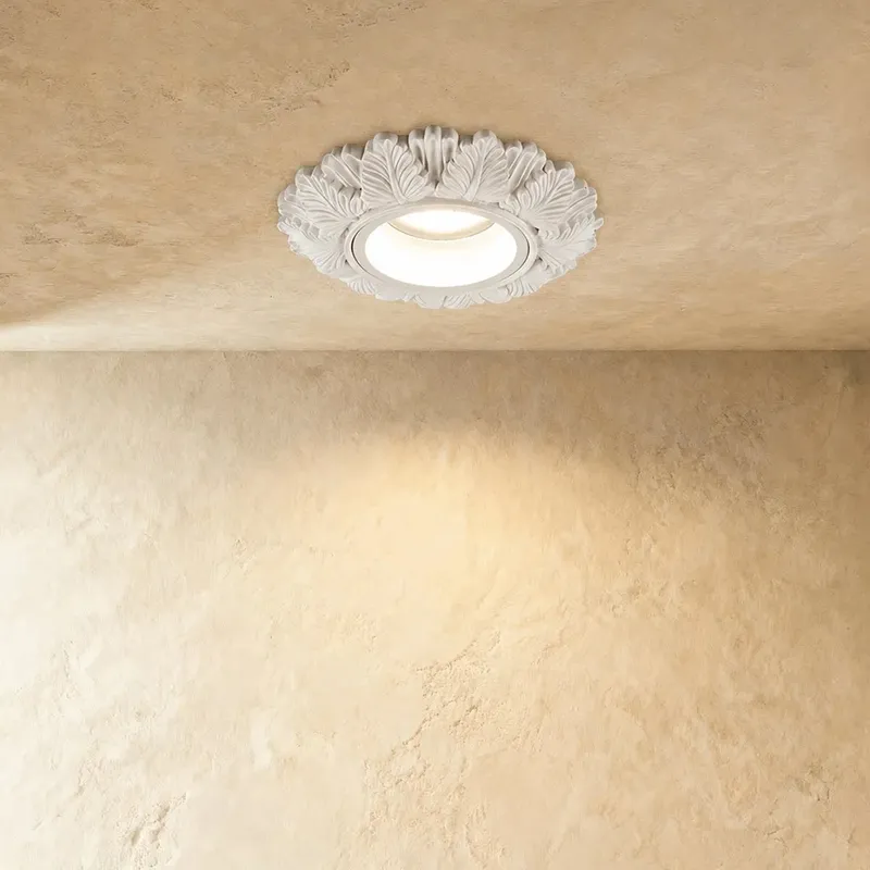 French Faux Plaster Spotlight — Zarvo Lighting LED Downlights 7.0W 4000K