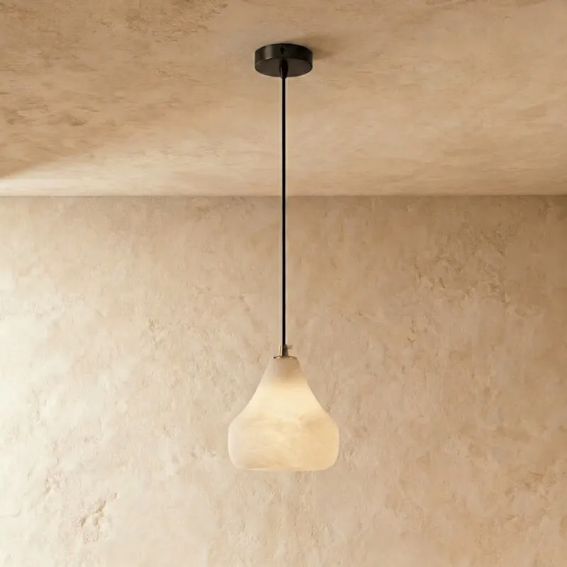 Kova Alabaster Pendant Light — Zarvo Lighting LED Pendant Lights  3000K