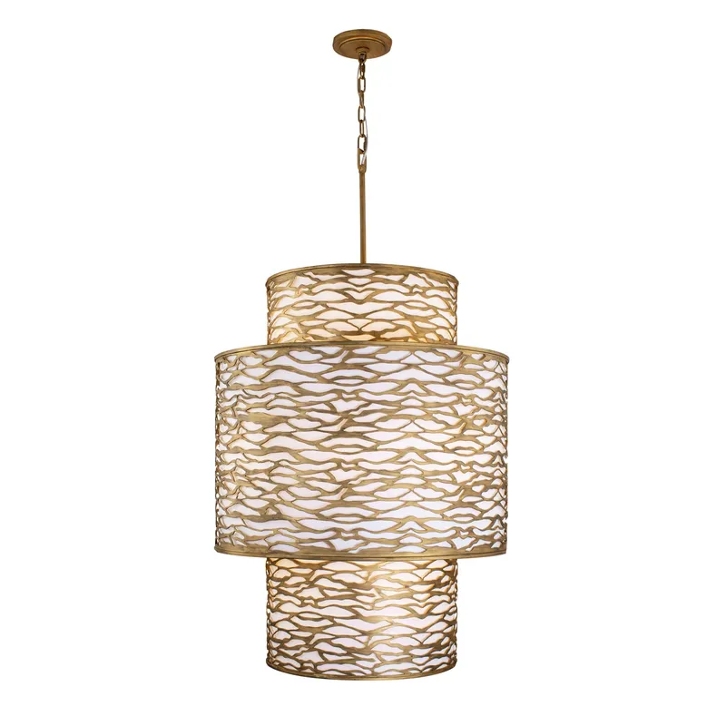 Kato 16 Light 3-Tier Foyer - Havana Gold — Varaluz Lighting LED Wall Lights  
