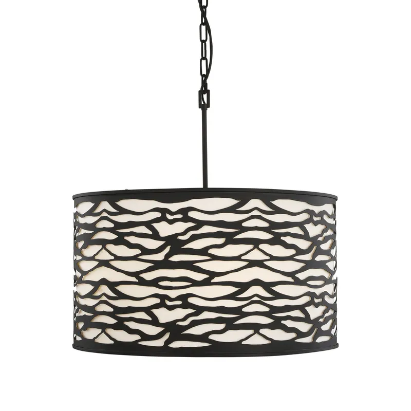 Kato 5 Light Pendant - Carbon Black — Varaluz Lighting LED Landscape Lights  