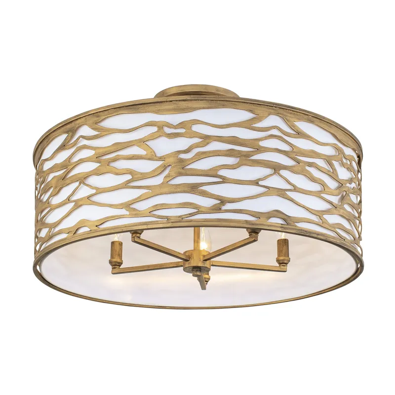 Kato 5 Light Convertible Semi-Flush/Pendant - Havana Gold — Varaluz Lighting LED Landscape Lights  