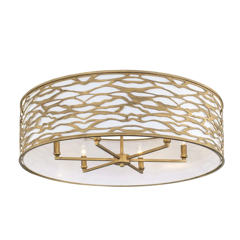 Kato 6 Light Convertible Semi-Flush/Pendant - Havana Gold — Varaluz Lighting LED Landscape Lights  