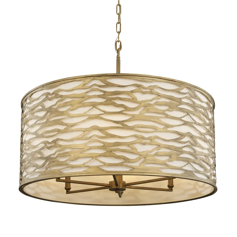 Kato 6 Light Pendant - Havana Gold — Varaluz Lighting LED Landscape Lights  